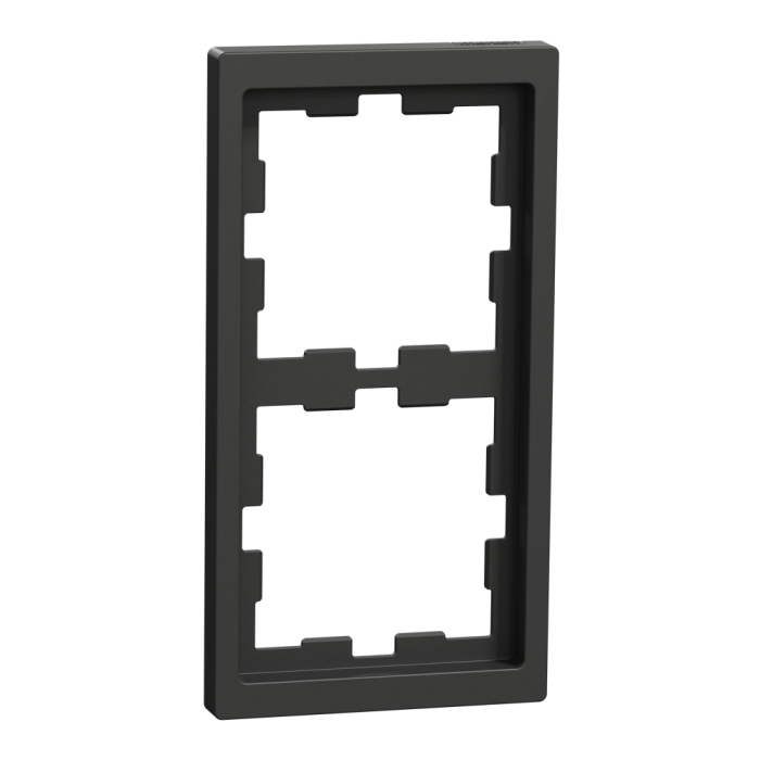 Рамка, чорна, Merten, Schneider Electric [MTN4020-6534]