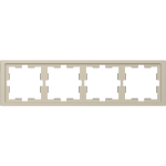 Рамка 4 постова, Merten - Schneider Electric [MTN4040-6533]