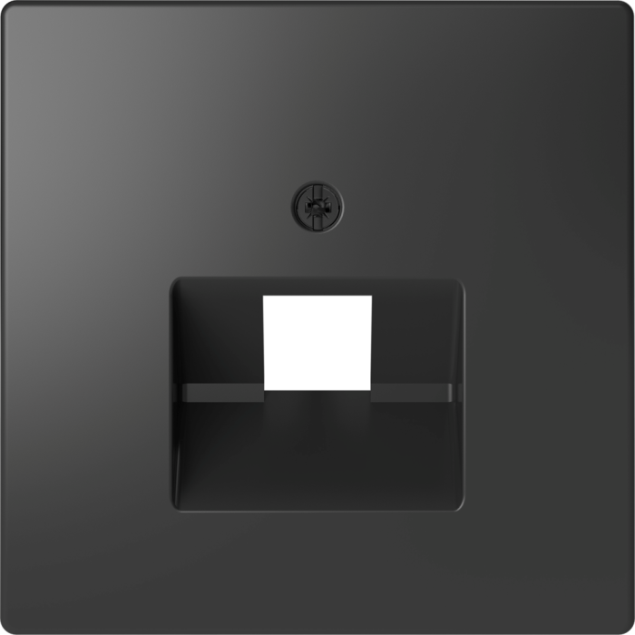 Лицьова накладка, чорна, Merten, Schneider Electric [MTN4521-6034]