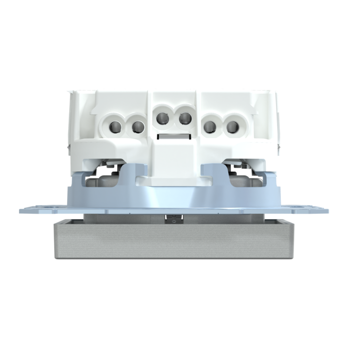 Розетка, Merten, Sm мех. розетки schuko з з/к, алюмінієвий, Schneider Electric, [MTN2300-0460]