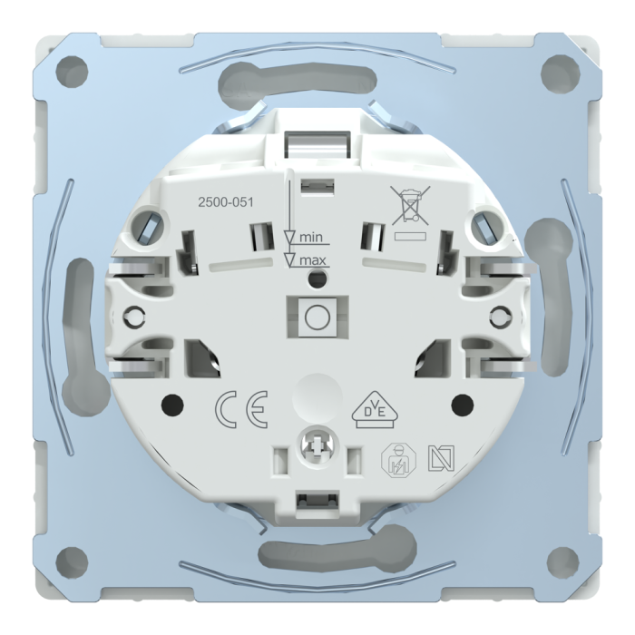 Розетка, 16 А, біла, Merten, Schneider Electric [MTN2300-6035]