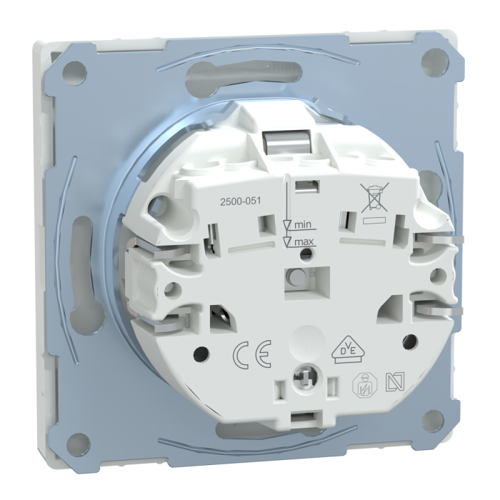 Розетка, 16 А, біла, Merten, Schneider Electric [MTN2300-6035]