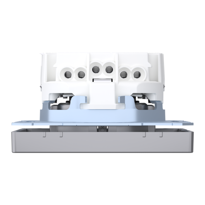 Розетка, 16 А, нержавіюча сталь, Merten, Schneider Electric [MTN2300-6036]