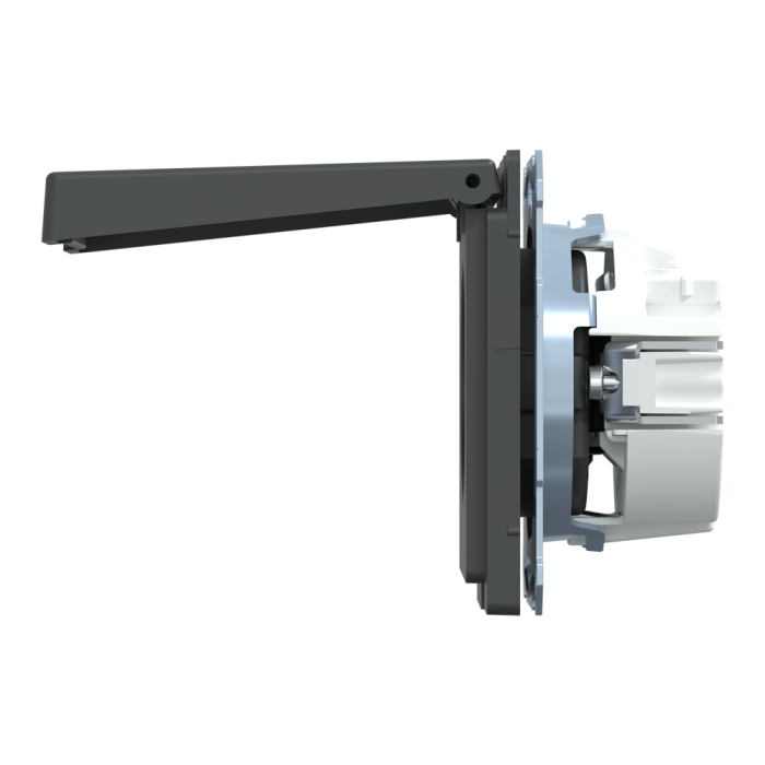 Розетка, 16 А, чорна, Merten, Schneider Electric [MTN2314-6034]