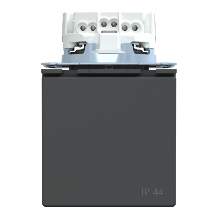 Розетка, 16 А, чорна, Merten, Schneider Electric [MTN2314-6034]