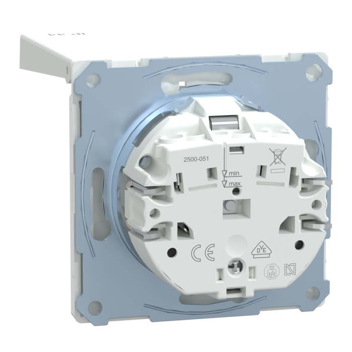 Розетка, 16 А, біла, Merten, Schneider Electric [MTN2314-6035]