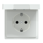 Розетка, біла, 16 А, Merten - Schneider Electric [MTN2314-6035]