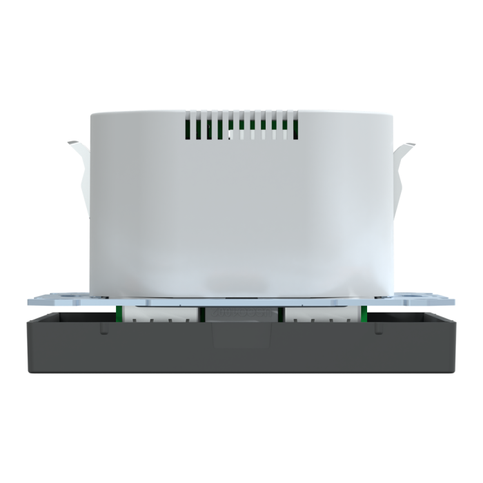 Зарядний пристрій USB + розетка, Merten, Розетка Schuko з 2 USB 2, чорний (ral 7024), Schneider Electric, [MTN2366-6034]