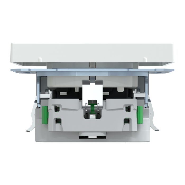 Зарядний пристрій USB + розетка, Merten, Роз.Schuko з 2 USB 2, лотосовий білий (ral 9016), Schneider Electric, [MTN2366-6035]