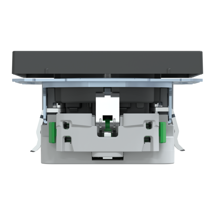 Зарядний пристрій USB + розетка, 16 А, чорна, Merten, Schneider Electric [MTN2367-6034]