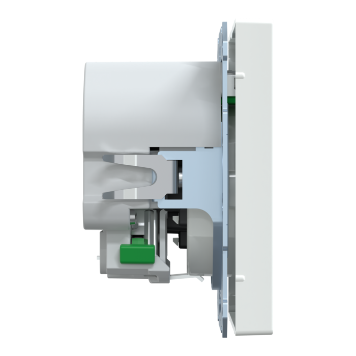 Зарядний пристрій USB + розетка, 16 А, біла, Merten, Schneider Electric [MTN2367-6035]