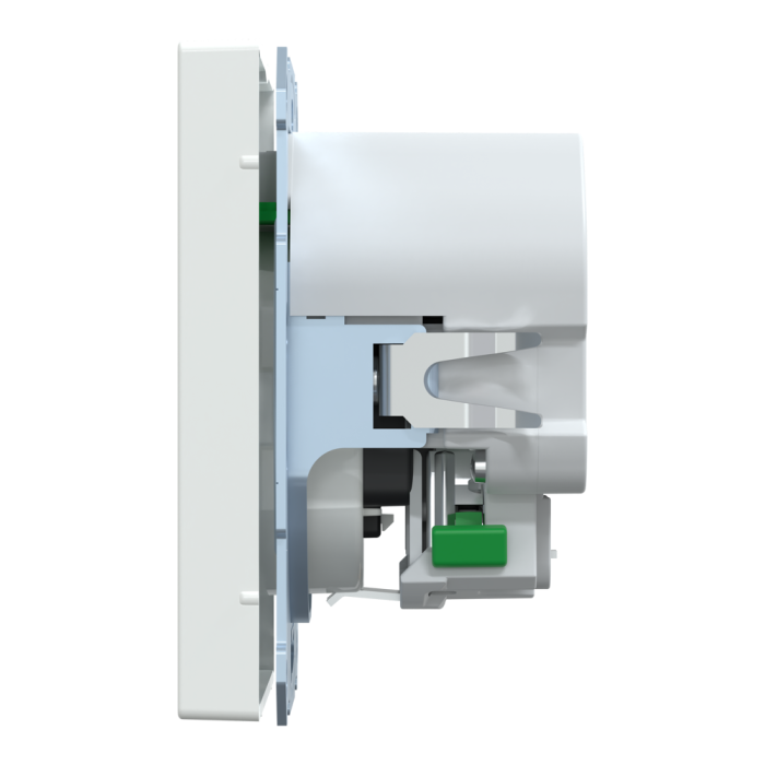 Зарядний пристрій USB + розетка, 16 А, біла, Merten, Schneider Electric [MTN2367-6035]