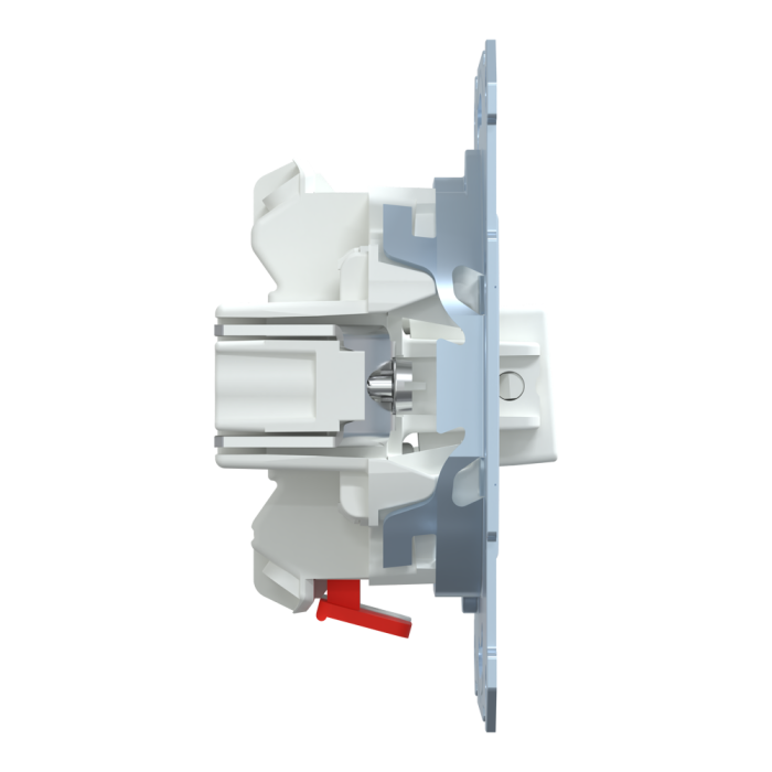 Вимикач, 1-клавішний, 10 А, Merten, Schneider Electric [MTN3111-0000]