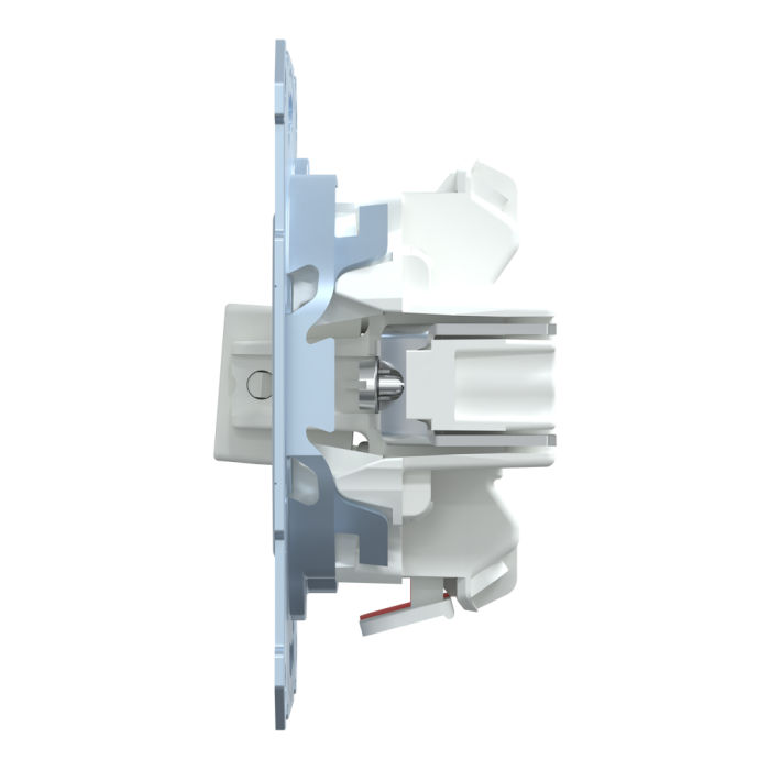 Вимикач, 1-клавішний, 10 А, Merten, Schneider Electric [MTN3111-0000]