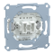 Вимикач, 1-клавішний, 10 А, Merten, Schneider Electric [MTN3117-0000]