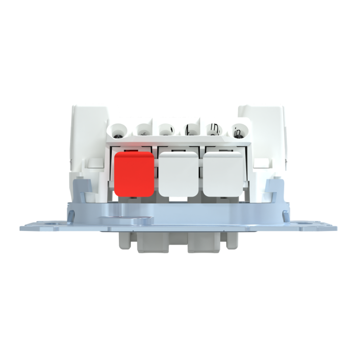Вимикач, 2-клавішний, 10 А, Merten, Schneider Electric [MTN3126-0000]