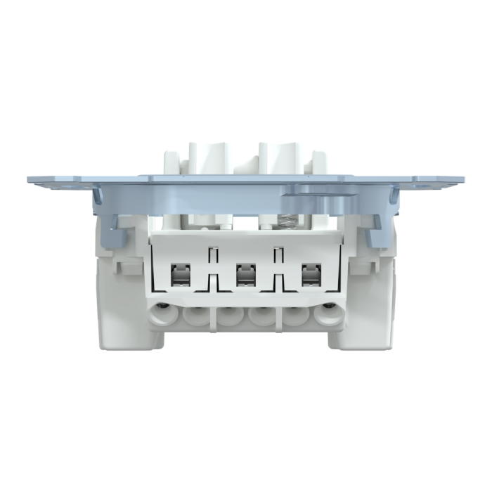 Вимикач + кнопка, 2-клавішна, 10 А, Merten, Schneider Electric [MTN3128-0000]