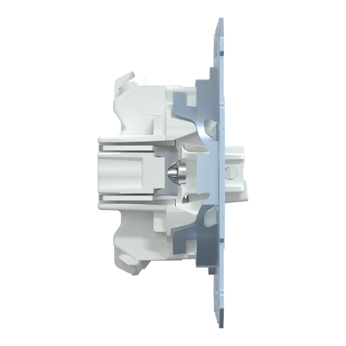 Вимикач + кнопка, 2-клавішна, 10 А, Merten, Schneider Electric [MTN3128-0000]