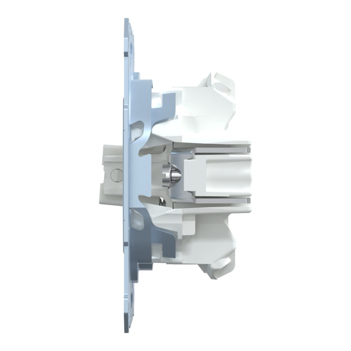 Вимикач + кнопка, 2-клавішна, 10 А, Merten, Schneider Electric [MTN3128-0000]