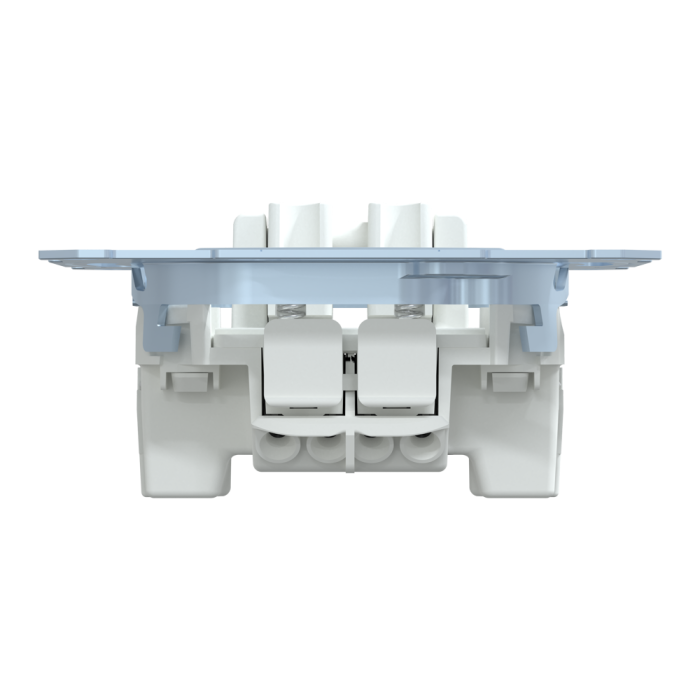 Кнопка, 2-клавішна, 10 А, Merten, Schneider Electric [MTN3155-0000]