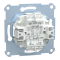 Кнопка, 2-клавішна, 10 А, Merten, Schneider Electric [MTN3155-0000]