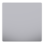 Клавіша для 1-кнопкового вимикача, нержавіюча сталь, Merten - Schneider Electric [MTN3300-6036]