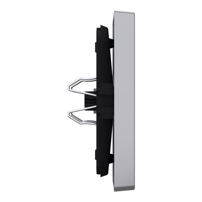 Клавіша для 1-кнопкового вимикача, нержавіюча сталь, Merten - Schneider Electric [MTN3300-6036]