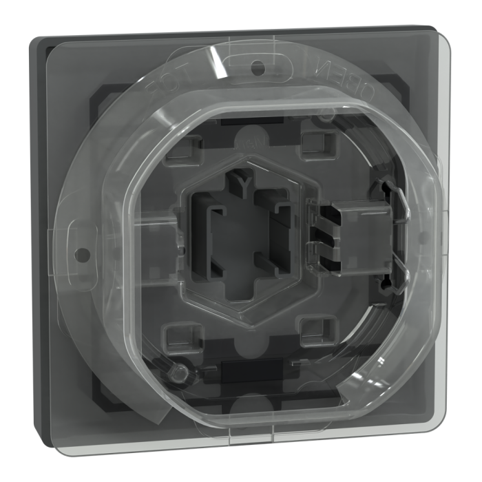 Клавіша, Merten, D-Life КЛАВІША 1-а IP44 АНТРАЦИТ, чорний (ral 7024), Schneider Electric, [MTN3304-6034]