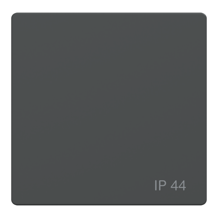 Клавіша, Merten, D-Life КЛАВІША 1-а IP44 АНТРАЦИТ, чорний (ral 7024), Schneider Electric, [MTN3304-6034]