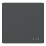 Клавіша, Merten, D-Life КЛАВІША 1-а IP44 АНТРАЦИТ, чорний (ral 7024), Schneider Electric, [MTN3304-6034]