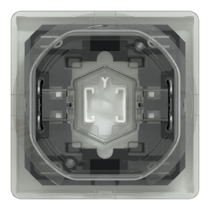 Клавіша, Merten, D-Life КЛАВІША 1-а IP44 БІЛ. ЛОТОС, лотосовий білий (ral 9003), Schneider Electric, [MTN3304-6035]