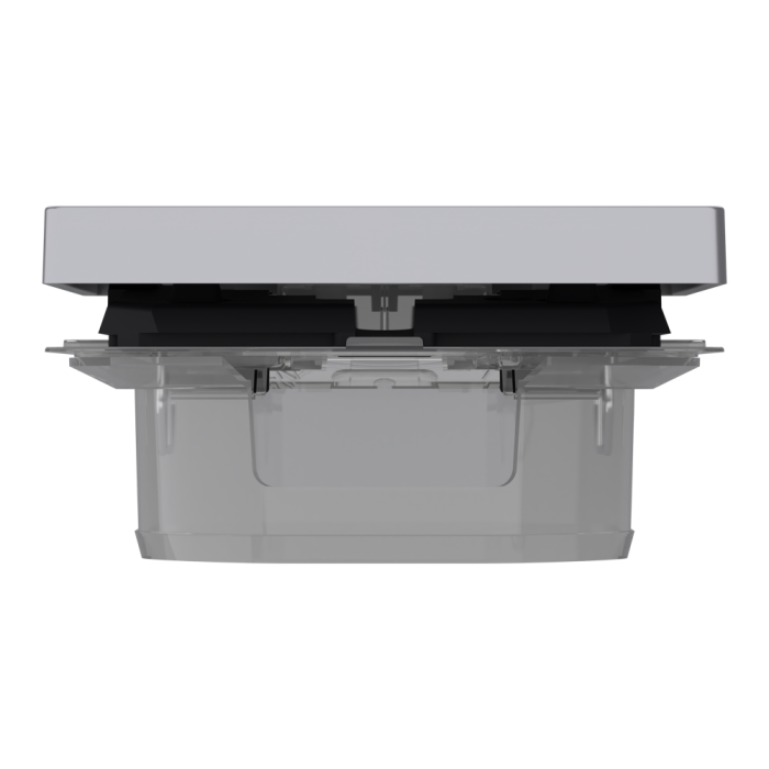 Клавіша, 1-клавішна, нержавіюча сталь, Merten, Schneider Electric [MTN3304-6036]