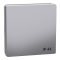 Клавіша, Merten, D-Life КЛАВІША 1-а IP44 НЕРЖ. СТАЛЬ, нержавіюча сталь, Schneider Electric, [MTN3304-6036]
