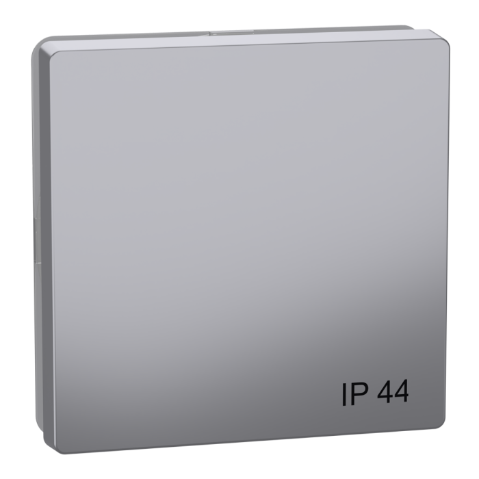 Клавіша, Merten, D-Life КЛАВІША 1-а IP44 НЕРЖ. СТАЛЬ, нержавіюча сталь, Schneider Electric, [MTN3304-6036]