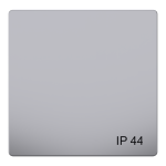 Клавіша, Merten, D-Life КЛАВІША 1-а IP44 НЕРЖ. СТАЛЬ, нержавіюча сталь, Schneider Electric, [MTN3304-6036]