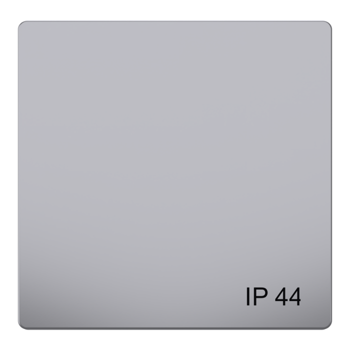 Клавіша, 1-клавішна, нержавіюча сталь, Merten, Schneider Electric [MTN3304-6036]