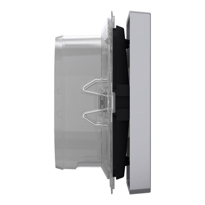 Клавіша, Merten, D-Life КЛАВІША 1-а IP44 НЕРЖ. СТАЛЬ, нержавіюча сталь, Schneider Electric, [MTN3304-6036]