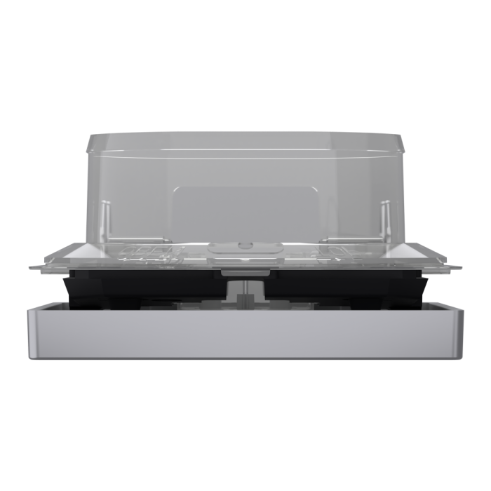 Клавіша, 1-клавішна, нержавіюча сталь, Merten, Schneider Electric [MTN3304-6036]