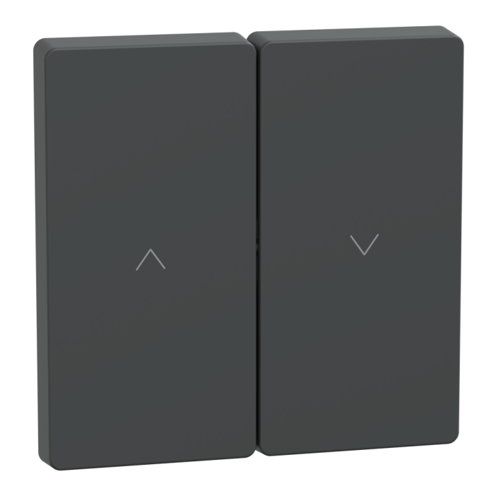 Клавіша, Merten, D-Life КЛАВІША для жалюзі АНТРАЦИТ, чорний (ral 7024), Schneider Electric, [MTN3855-6034]