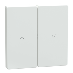 Клавіші для 2-кнопкового вимикача, білі, Merten - Schneider Electric [MTN3855-6035]