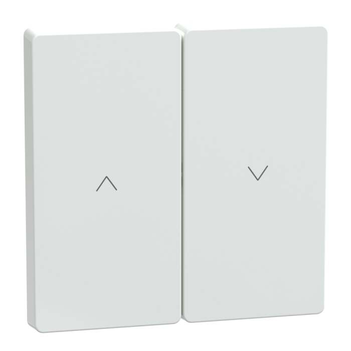 Клавіші для 2-кнопкового вимикача, білі, Merten - Schneider Electric [MTN3855-6035]