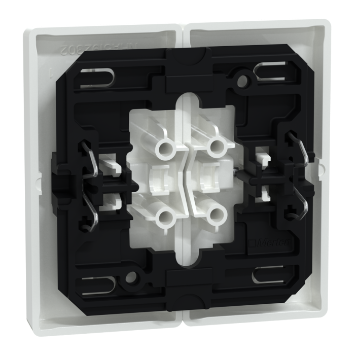 Клавіші для 2-кнопкового вимикача, білі, Merten - Schneider Electric [MTN3855-6035]