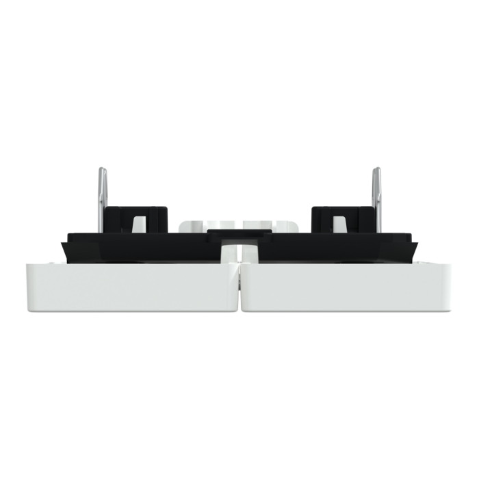 Клавіші для 2-кнопкового вимикача, білі, Merten - Schneider Electric [MTN3855-6035]