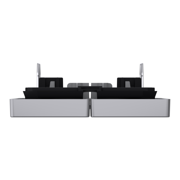 Клавіша, Merten, D-Life КЛАВІША для жалюзи НЕРЖ. СТАЛЬ, нержавіюча сталь, Schneider Electric, [MTN3855-6036]