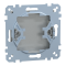Заглушка, Merten, System m, заглушка, алюмінієвий, Schneider Electric, [MTN391860]