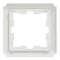Рамка, Merten, 1 постова D-Atique, лотосовий білий (ral 9016), Schneider Electric, [MTN4010-4735]