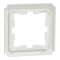 Рамка, Merten, 1 постова D-Atique, лотосовий білий (ral 9016), Schneider Electric, [MTN4010-4735]