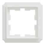 Рамка, Merten, 1 постова D-Atique, лотосовий білий (ral 9016), Schneider Electric, [MTN4010-4735]