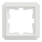 Рамка, Merten, 1 постова D-Atique, лотосовий білий (ral 9016), Schneider Electric, [MTN4010-4735]