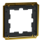Рамка, Merten, 1 постова D-Atique, золотий (-), Schneider Electric, [MTN4010-4741]
